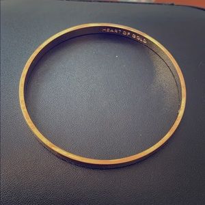 Kate Spade Heart of Gold gold bangle